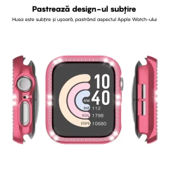 Carcasa Apple Watch 4/5/6/SE - 38MM Casey Studios Diamond Rose
