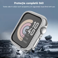 Carcasa Apple Watch 4/5/6/SE - 38MM Casey Studios Diamond Silver