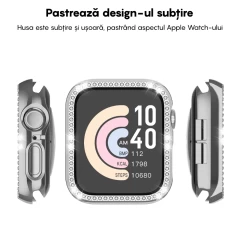 Carcasa Apple Watch 4/5/6/SE - 38MM Casey Studios Diamond Silver