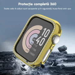 Carcasa Apple Watch 7/8 - 41MM Casey Studios Diamond - Gold Gold
