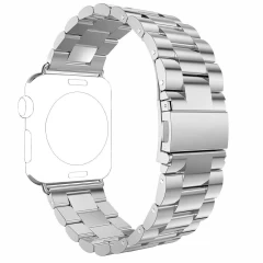 Curea Apple Watch 1/2/3/4/5/6/7/8/SE - 38/40/41 MM Metallic Casey Studios Casey Studios - Silver Silver