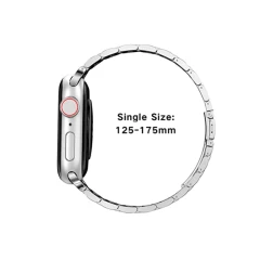 Curea Apple Watch 1/2/3/4/5/6/7/8/SE - 38/40/41 MM Metallic Casey Studios Casey Studios - Silver Silver