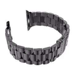 Curea Apple Watch 1/2/3/4/5/6/7/8/SE/Ultra - 42/44/45/49 MM Metallic Casey Studios Negru