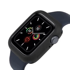 Carcasa 41 MM - 1/2/3/4/5/6/7/8/SE/Ultra Casey Studios Soft Silicone - Negru Negru