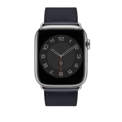 Curea Apple Watch 1/2/3/4/5/6/7/8/SE - 38/40/41 MM Elegant Leather Casey Studios Casey Studios - Midnight Blue Midnight Blue