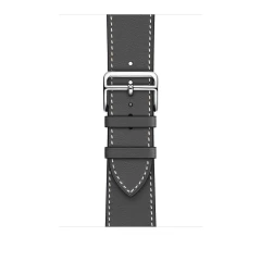 Curea Apple Watch 1/2/3/4/5/6/7/8/SE - 38/40/41 MM Elegant Leather Casey Studios Casey Studios - Dark Gray Dark Gray