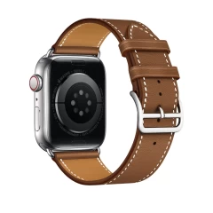 Curea Apple Watch 1/2/3/4/5/6/7/8/SE - 38/40/41 MM Elegant Leather Casey Studios Casey Studios - Brown Brown