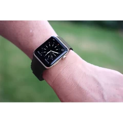 Curea Apple Watch 1/2/3/4/5/6/7/8/SE - 38/40/41 MM Leather Loop Casey Studios Casey Studios - Black Black