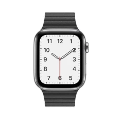 Curea Apple Watch 1/2/3/4/5/6/7/8/SE - 38/40/41 MM Leather Loop Casey Studios Casey Studios - Black Black