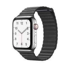 Curea Apple Watch 1/2/3/4/5/6/7/8/SE - 38/40/41 MM Leather Loop Casey Studios Casey Studios - Brown Black 