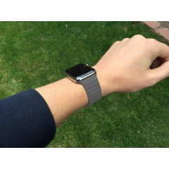 Curea Apple Watch 1/2/3/4/5/6/7/8/SE/Ultra - 42/44/45/49 MM Leather Loop Casey Studios Casey Studios - Dark Gray Dark Gray