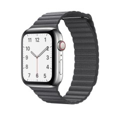 Curea Apple Watch 1/2/3/4/5/6/7/8/SE/Ultra - 42/44/45/49 MM Leather Loop Casey Studios Casey Studios - Dark Gray