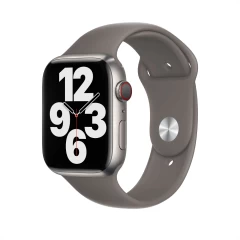 Curea Apple Watch 1/2/3/4/5/6/7/8/SE/Ultra - 42/44/45/49 MM - S /m - Silicone Sport Casey Studios Casey Studios - Yellow Yellow