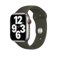 Curea Apple Watch 1/2/3/4/5/6/7/8/SE/Ultra - 42/44/45/49 MM - S /m - Silicone Sport Casey Studios Casey Studios - Yellow Yellow