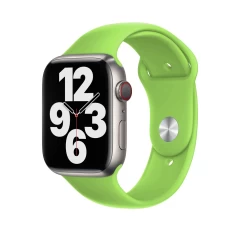 Curea Apple Watch 1/2/3/4/5/6/7/8/SE/Ultra - 42/44/45/49 MM - S /m - Silicone Sport Casey Studios Casey Studios - Yellow Acid Green 