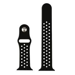 Curea Apple Watch 1/2/3/4/5/6/7/8/SE - 38/40/41 MM - S /m - Sport Loop Casey Studios Casey Studios - Obsidian/black Obsidian/black