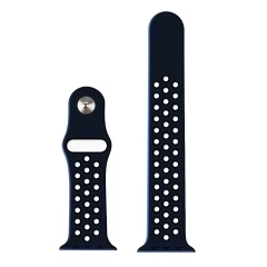 Curea Apple Watch 1/2/3/4/5/6/7/8/SE - 38/40/41 MM - S /m - Sport Loop Casey Studios Casey Studios - Midnight Blue/black
