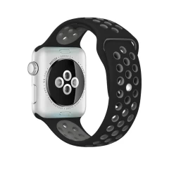 Curea Apple Watch 1/2/3/4/5/6/7/8/SE/Ultra - 42/44/45/49 MM - S /m - Sport Loop Casey Studios Casey Studios - Black/grey Black/grey