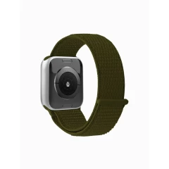 Curea Apple Watch 1/2/3/4/5/6/7/8/SE - 38/40/41 MM Nylon Casey Studios Casey Studios - Olive Flak Olive Flak