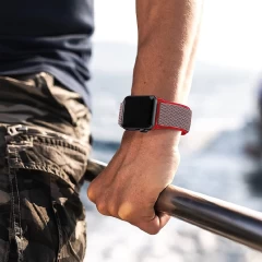 Curea Apple Watch 1/2/3/4/5/6/7/8/SE - 38/40/41 MM Nylon Casey Studios Casey Studios - Hot Pink Hot Pink