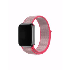 Curea Apple Watch 1/2/3/4/5/6/7/8/SE - 38/40/41 MM Nylon Casey Studios Casey Studios - Hot Pink