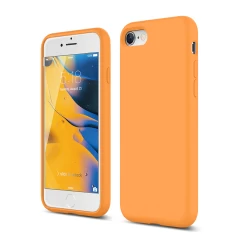 Husa iPhone 7/8/SE2 Casey Studios Premium Soft Silicone - Nectarine Nectarine