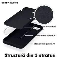 Husa iPhone 7/8/SE2 Casey Studios Premium Soft Silicone - Midnight Blue Midnight Blue