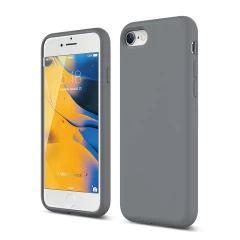 Husa iPhone 7/8/SE2 Casey Studios Premium Soft Silicone - Dark Gray Dark Gray