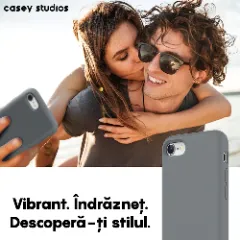 Husa iPhone 7/8/SE2 Casey Studios Premium Soft Silicone - Dark Gray Dark Gray