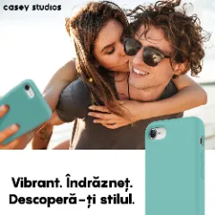 Husa iPhone 7/8/SE2 Casey Studios Premium Soft Silicone - Turqoise Turqoise