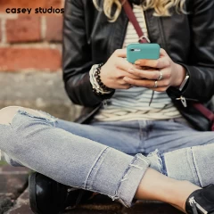 Husa iPhone 7/8/SE2 Casey Studios Premium Soft Silicone - Turqoise Turqoise