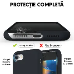 Husa iPhone 7/8/SE2 Casey Studios Premium Soft Silicone - Midnight Blue Midnight Blue