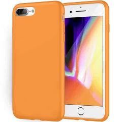 Husa iPhone 7 Plus/8 Plus Casey Studios Premium Soft Silicone - Nectarine Nectarine