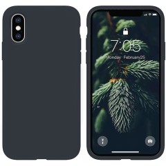 Husa CASEY STUDIOS™ pentru iPhone X/XS, Soft Silicone Premium, Microfibra in Interior, de Protectie, Ultra Slim, pentru Incarcare Wireless, Margini Ridicate pentru Protectia Ecranului si a Camerelor