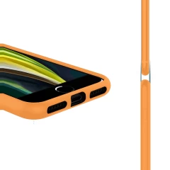 Husa CASEY STUDIOS™ pentru iPhone XR, Soft Silicone Premium, Microfibra in Interior, de Protectie, Ultra Slim, pentru Incarcare Wireless, Margini Ridicate pentru Protectia Ecranului si a Camerelor Nectarine
