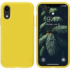 Husa CASEY STUDIOS™ pentru iPhone XR, Soft Silicone Premium, Microfibra in Interior, de Protectie, Ultra Slim, pentru Incarcare Wireless, Margini Ridicate pentru Protectia Ecranului si a Camerelor