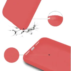 Husa CASEY STUDIOS™ pentru iPhone XR, Soft Silicone Premium, Microfibra in Interior, de Protectie, Ultra Slim, pentru Incarcare Wireless, Margini Ridicate pentru Protectia Ecranului si a Camerelor Roz