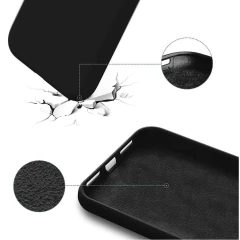 Husa CASEY STUDIOS™ pentru iPhone XR, Soft Silicone Premium, Microfibra in Interior, de Protectie, Ultra Slim, pentru Incarcare Wireless, Margini Ridicate pentru Protectia Ecranului si a Camerelor Negru