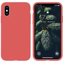 Husa iPhone XS Max Casey Studios Premium Soft Silicone - Classic Blue Roz 