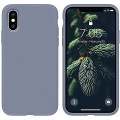 Husa iPhone XS Max Casey Studios Premium Soft Silicone - Slate Gray
