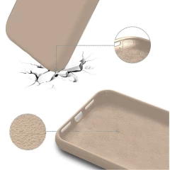 Husa iPhone XS Max Casey Studios Premium Soft Silicone - Pink Sand Pink Sand