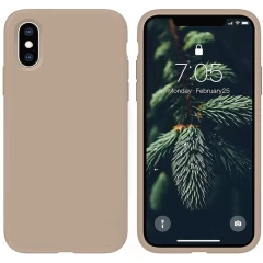 Husa iPhone XS Max Casey Studios Premium Soft Silicone - Classic Blue Pink Sand 