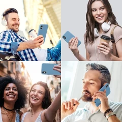 Husa iPhone XS Max Casey Studios Premium Soft Silicone - Lilac Lilac
