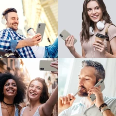 Husa iPhone XS Max Casey Studios Premium Soft Silicone - Gray Gray