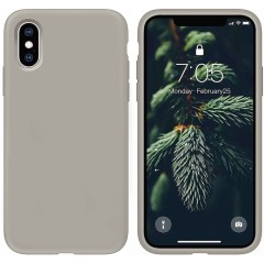Husa iPhone XS Max Casey Studios Premium Soft Silicone - Gray