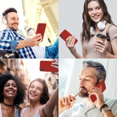 Husa iPhone XS Max Casey Studios Premium Soft Silicone - Red Red