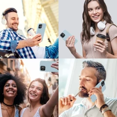 Husa iPhone 11 Casey Studios Premium Soft Silicone Baby Blue