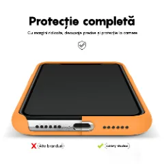 Husa iPhone 11 Casey Studios Premium Soft Silicone Nectarine