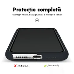 Husa iPhone 11 Casey Studios Premium Soft Silicone Midnight Blue