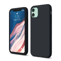 Husa iPhone 11 Casey Studios Premium Soft Silicone Midnight Blue 